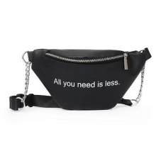 Lady Chain Belt Latest Waist Bag Leather Waist Bag Fashion Fanny Pack